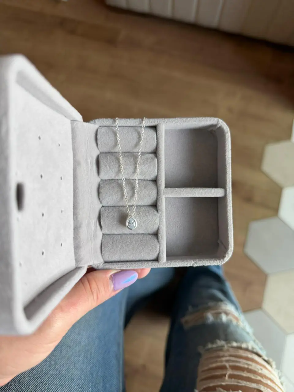 Colar Pingt. Gotão De Zircônia - Imagem 2