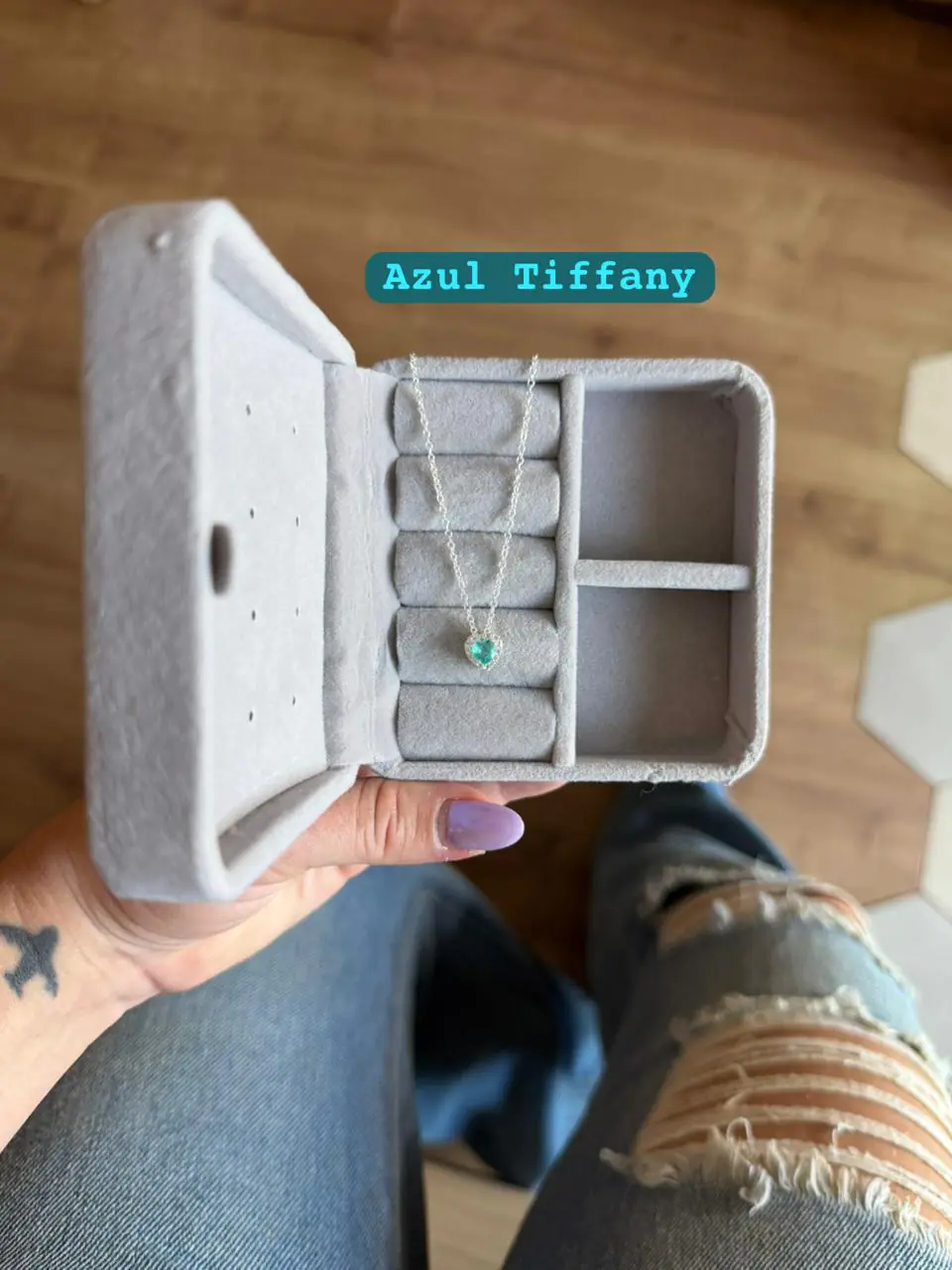 Color Pingt. Coração Todo Cravej. C/ Zircônia - Imagem 4