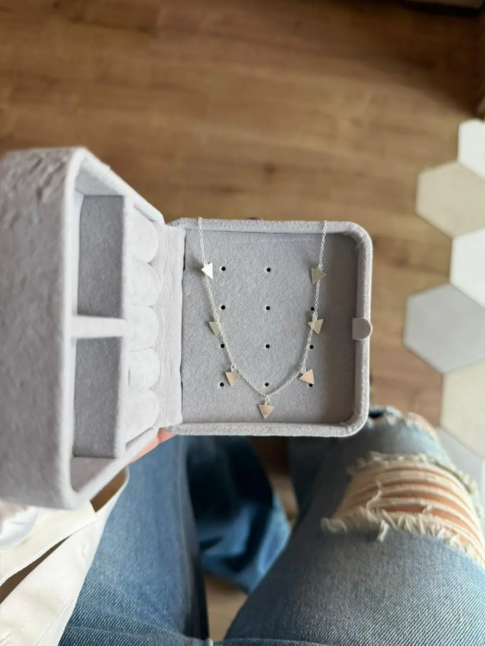 Choker Triângulos Cheios - Imagem 2