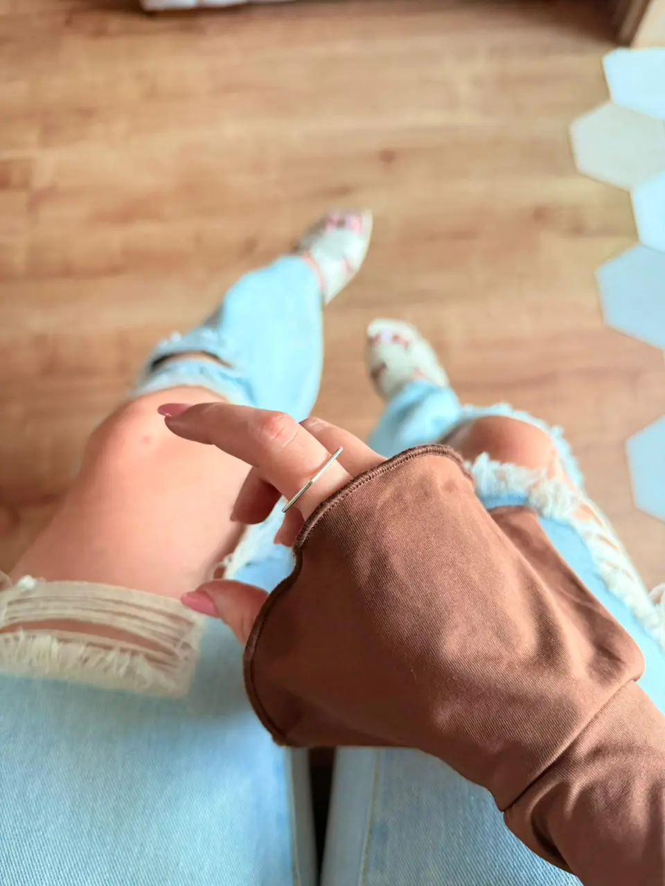 Anel Quadrado Liso - Imagem 2