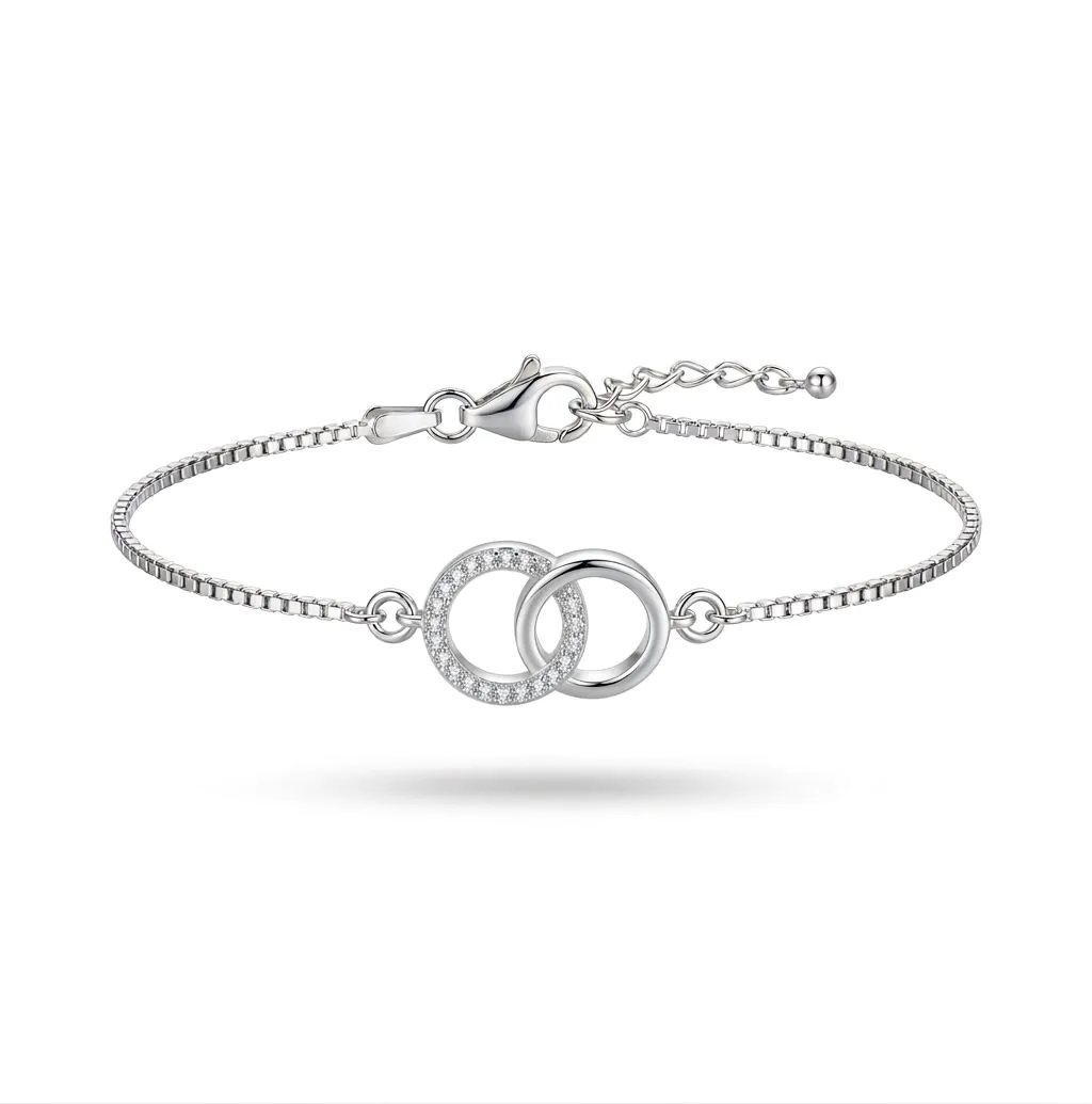 Pulseira Círculos Entrelaçados