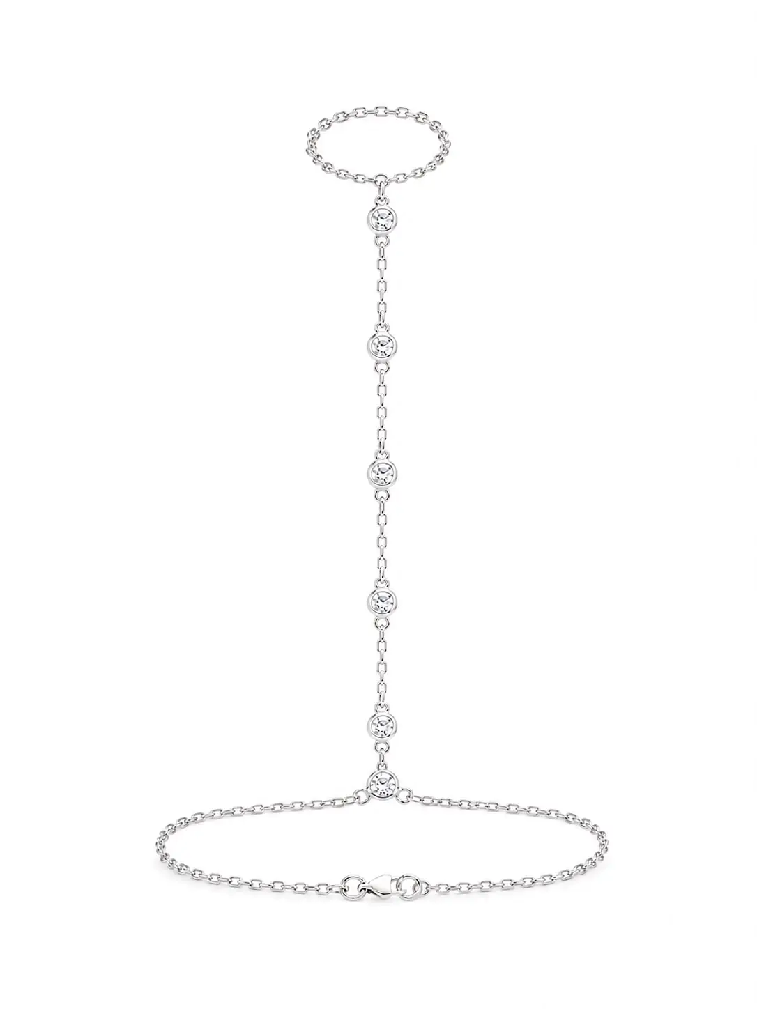 Pulseira Hand Chain Allis C/ Anel