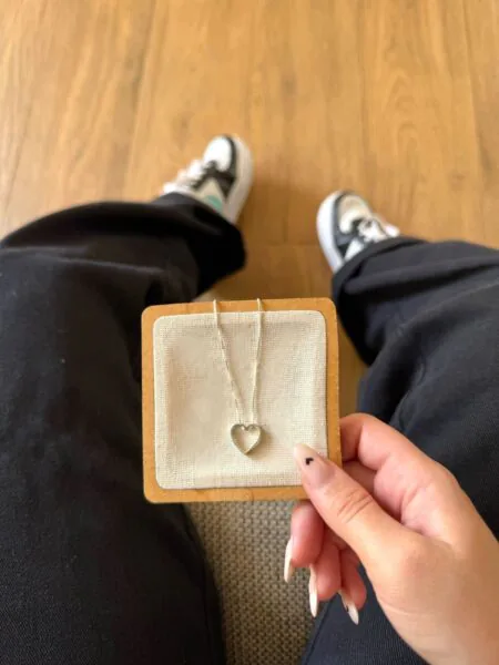 Colar Coração Passante - Imagem 3